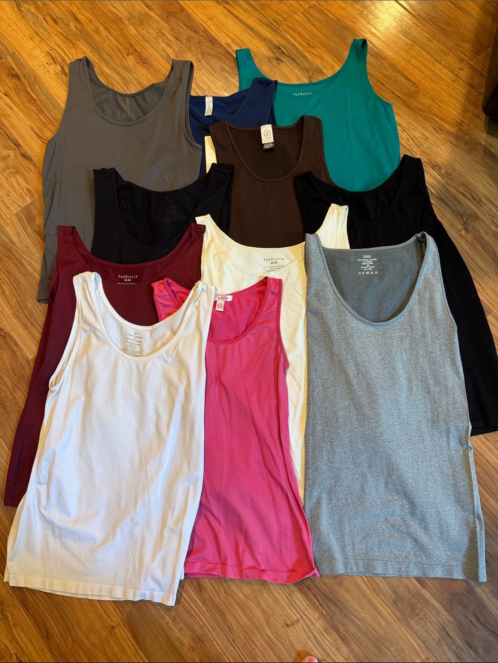 Van Heusen, Worthington Womens Mixed-Color Tank Tops - Medium Assorted Colors